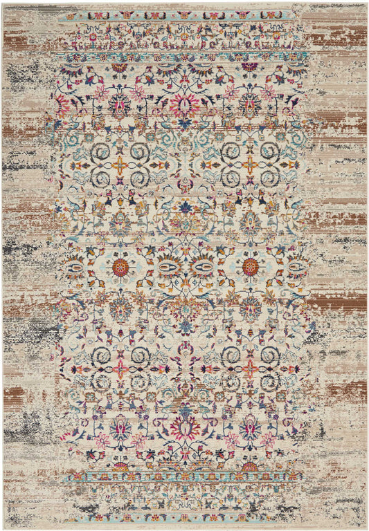 Nourison & Home Designer Rugs VINTAGE KASHAN VKA02 Ivory Rug by Nourison Home