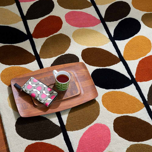 Orla Kiely (Brink & Campman) Designer Rugs Orla Kiely Design - Multi Stem Wool Rug (available in 3 colours) by Brink & Campman