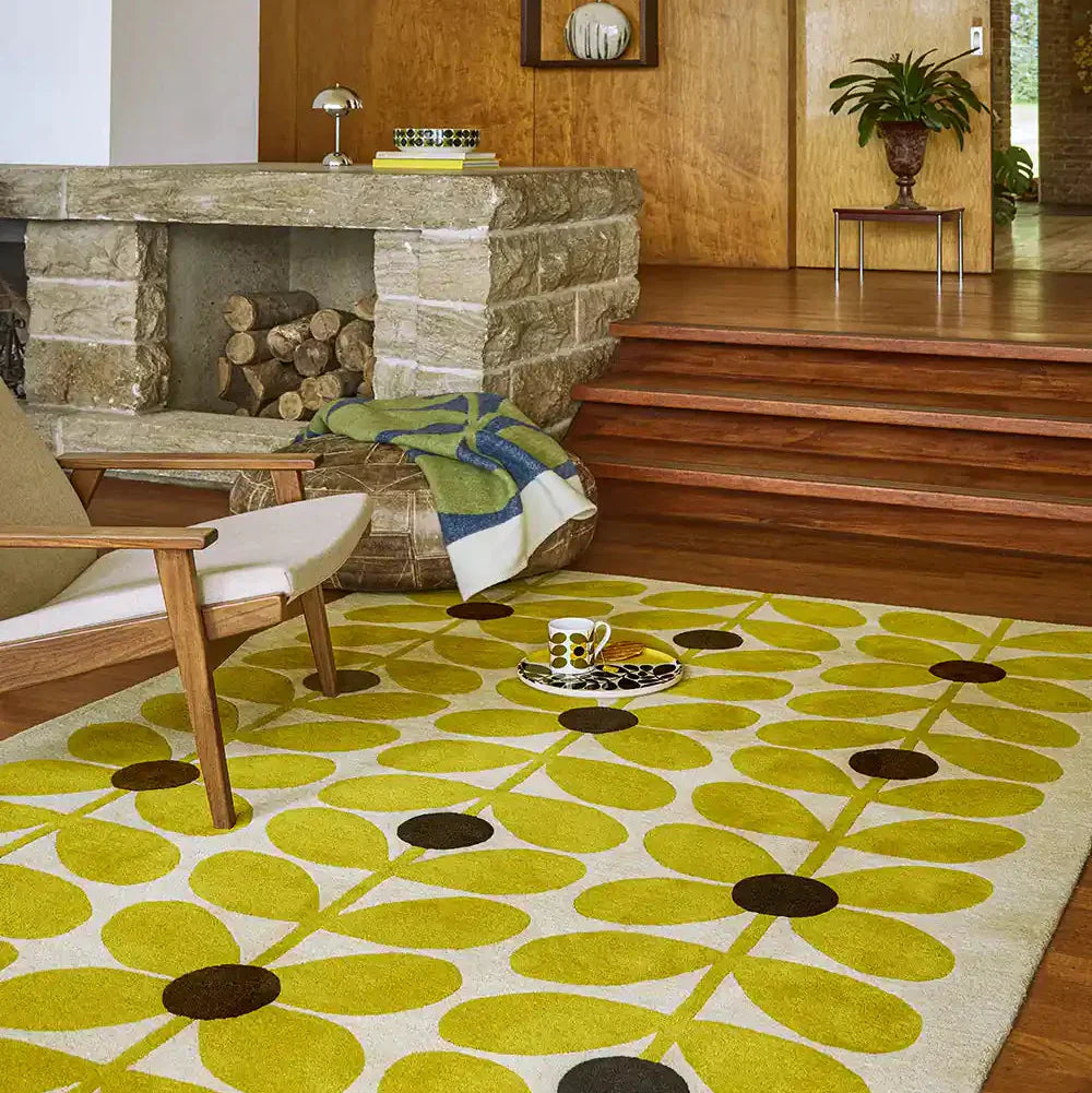 Orla Kiely (Brink & Campman) Designer Rugs ORLA KIELY SIXTIES STEM AREA RUG by Brink and Campman