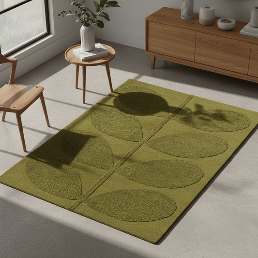 Orla Kiely (Brink & Campman) Designer Rugs ORLA KIELY SOLID STEM AREA RUG by Brink and Campman