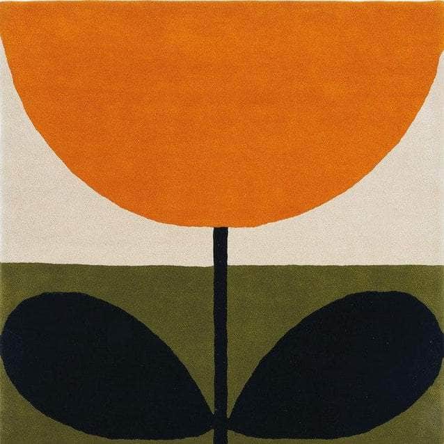 Orla Kiely (Brink & Campman) Designer Rugs Orla Kiely Stem Black Rug