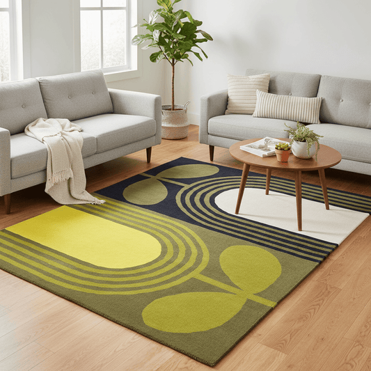 Orla Kiely (Brink & Campman) Designer Rugs ORLA KIELY STRIPED TULIP AREA RUG by Brink and Campman