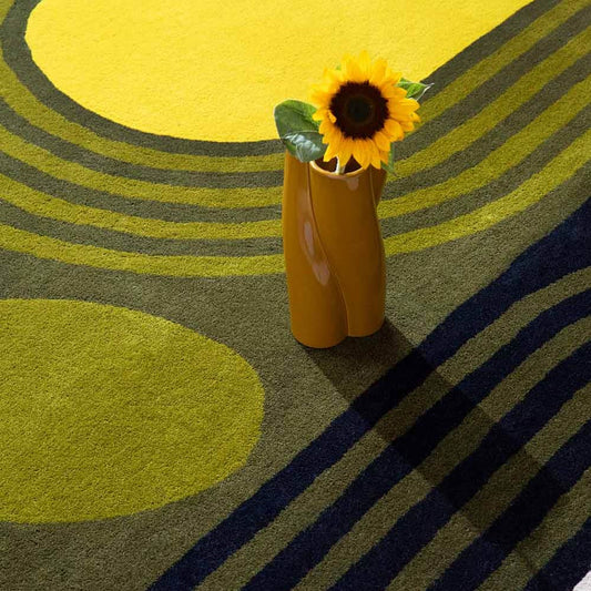 Orla Kiely (Brink & Campman) Designer Rugs ORLA KIELY STRIPED TULIP AREA RUG by Brink and Campman