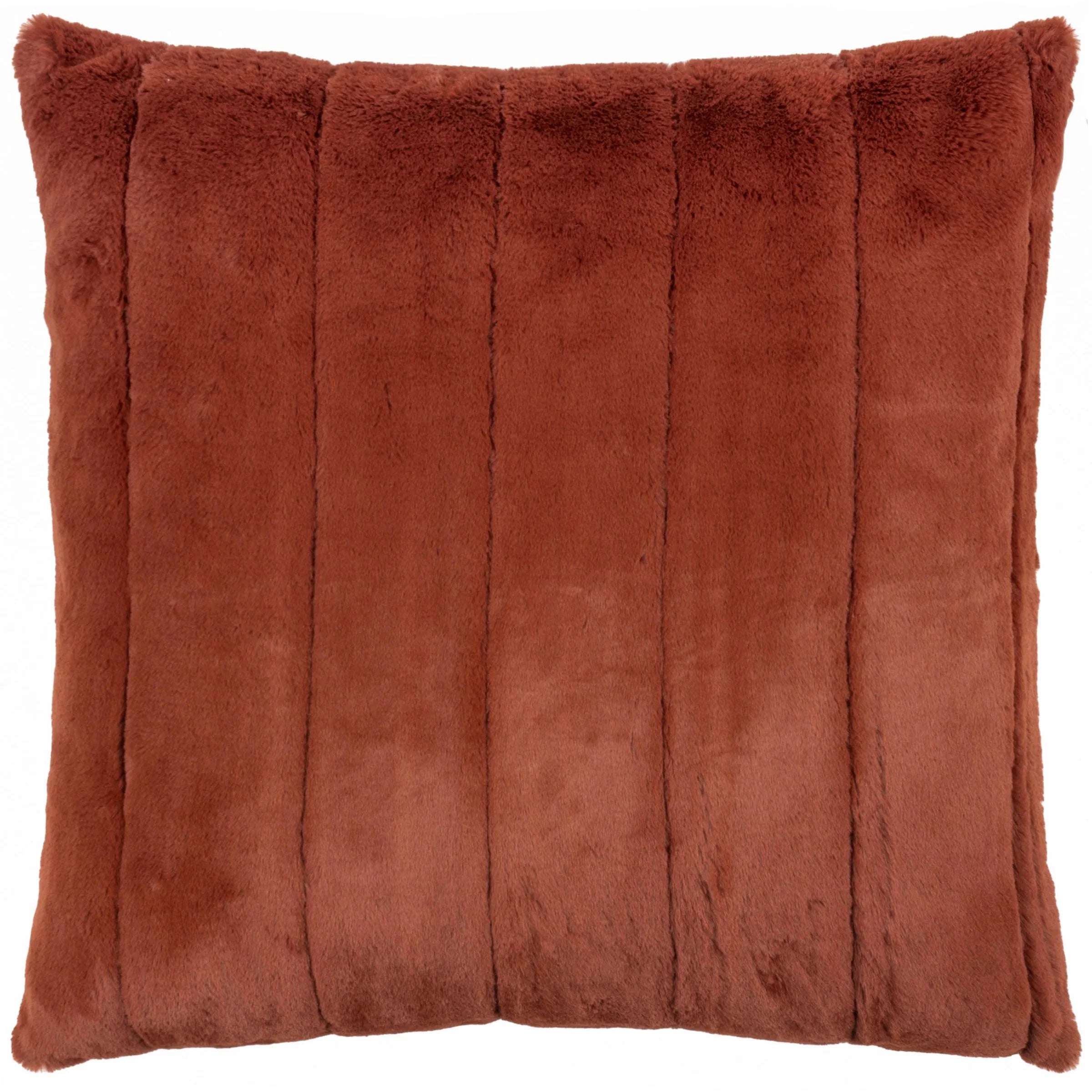 Paoletti (Riva Home) Cushions 45x45cm / Rust Empress Super Soft Faux Fur Feather Filled Cushion by Paoletti