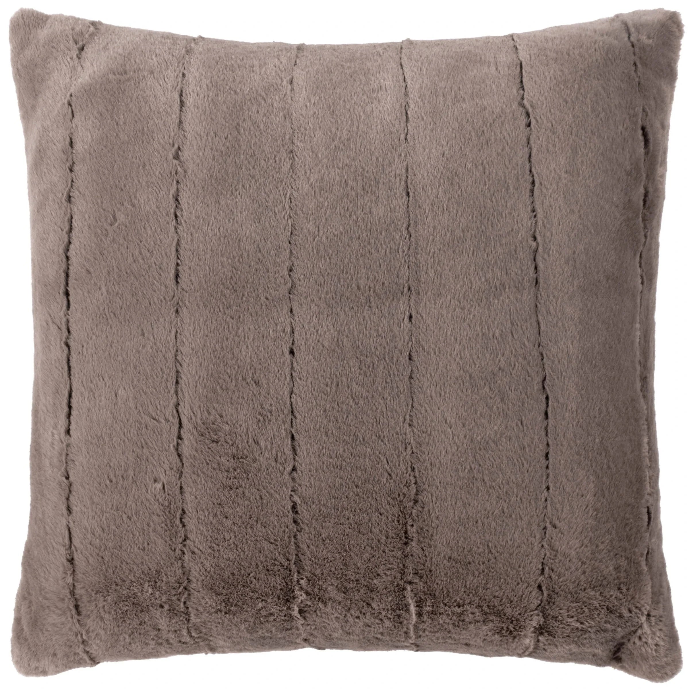 Paoletti (Riva Home) Cushions 45x45cm / Taupe Empress Super Soft Faux Fur Feather Filled Cushion by Paoletti