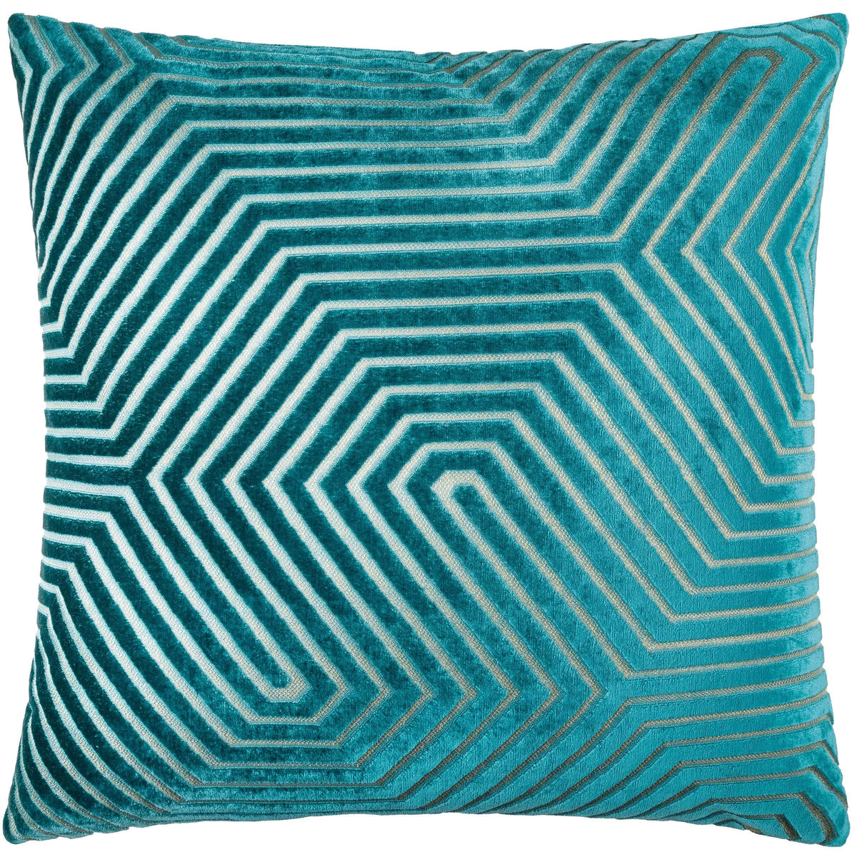 Paoletti (Riva Home) Cushions EVOKE CUT VELVET CUSHION by Paoletti