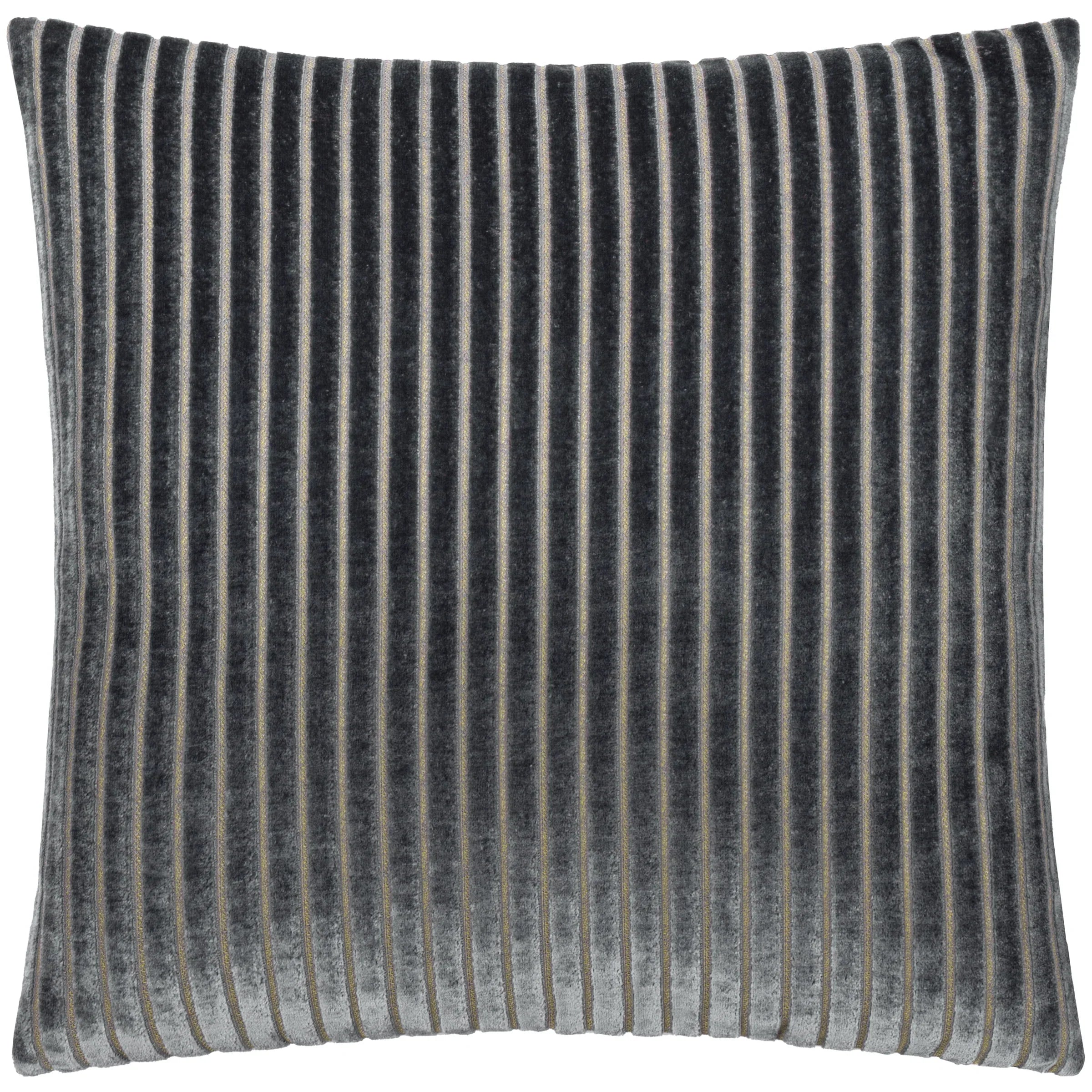 Paoletti (Riva Home) Cushions SAVOY STRIPE VELVET CUSHION by Paoletti