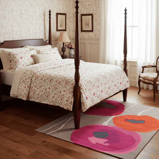 Sanderson (Brink & Campman) Designer Rugs SANDERSON POPPIES AREA RUG by Brink and Campman