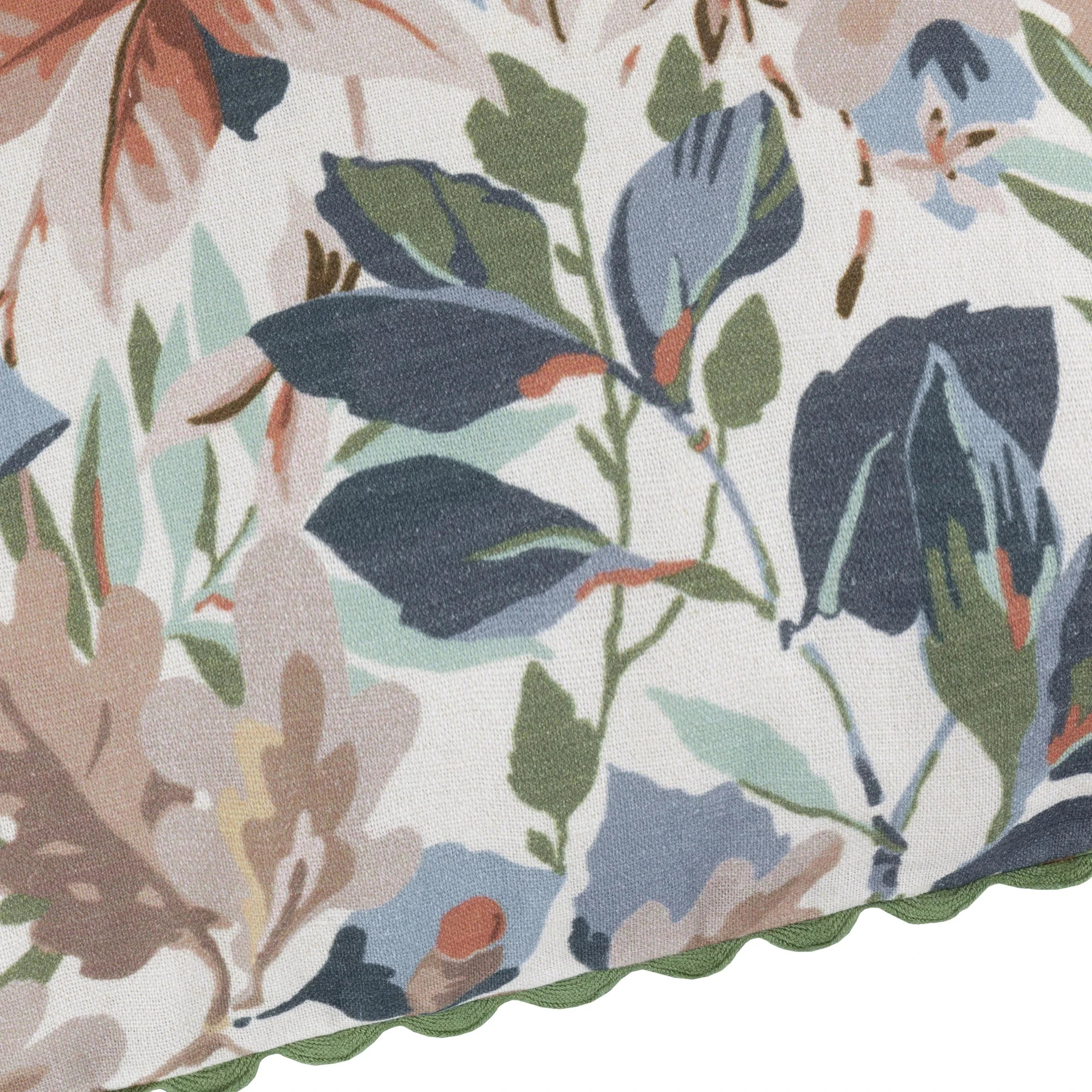 Sanderson (Riva Home) Sanderson Cushion Sanderson Robin's Wood Duck Feather Filled Cushion – Forest/Rust (50x50cm)