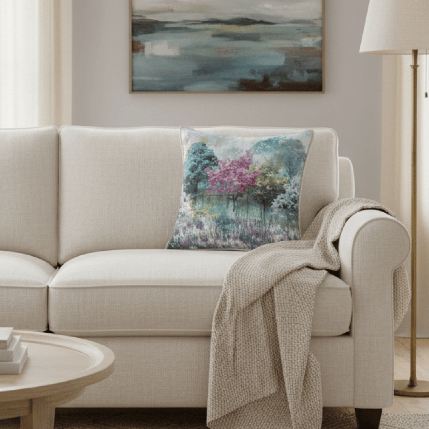 Scatter Box Cushions WHISPERING WOODS CUSHION by Scatter Box