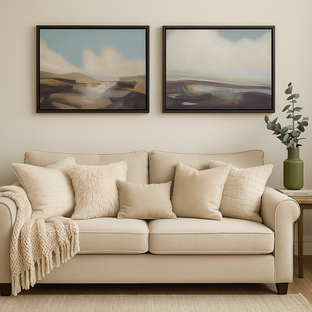 Scatter Box Framed Print Charlene Lynch — Inver 1 Set of 2 Framed Canvas by Scatter Box