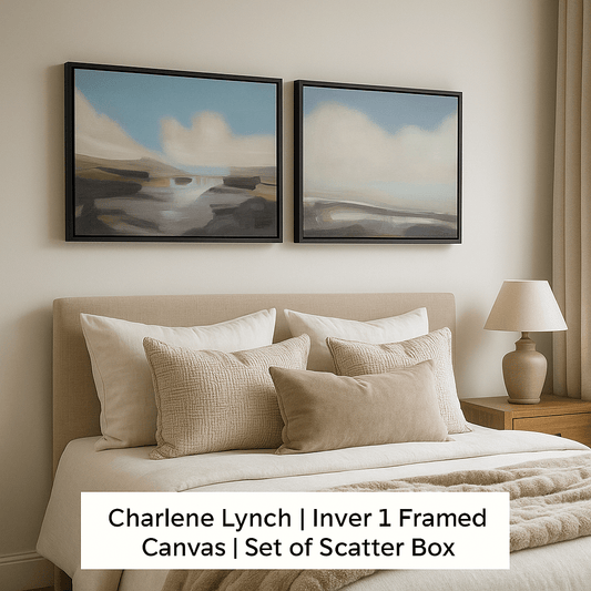 Scatter Box Framed Print Charlene Lynch — Inver 1 Set of 2 Framed Canvas by Scatter Box