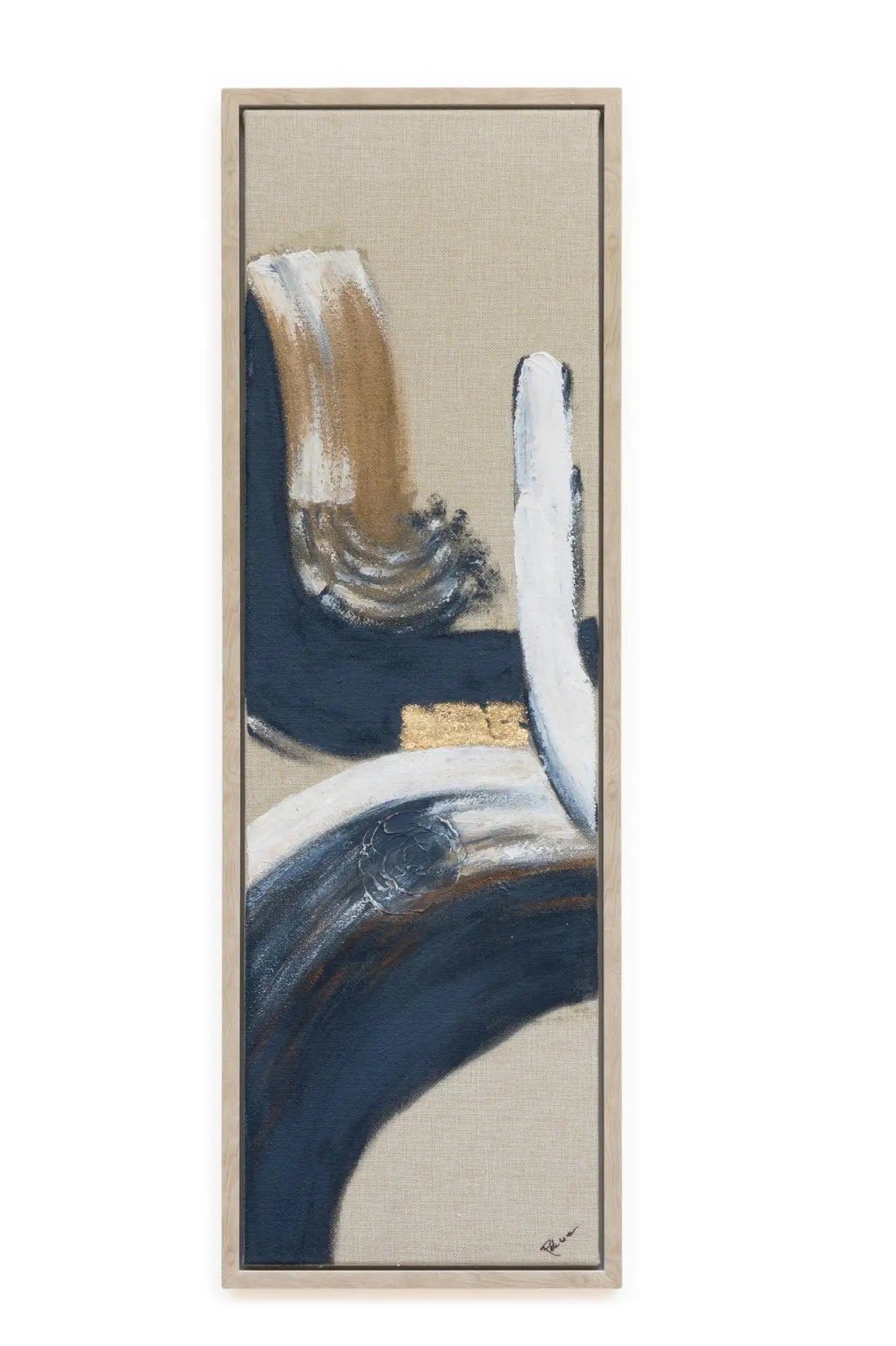 Scatter Box Framed Print RADLEY ART BLUE/GOLD by Scatter Box