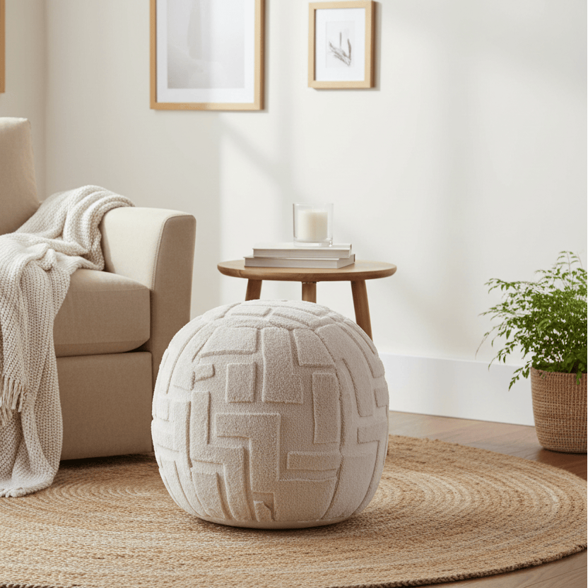 Scatter Box Ottoman Medium TOVI NATURAL POD
by Scatter Box