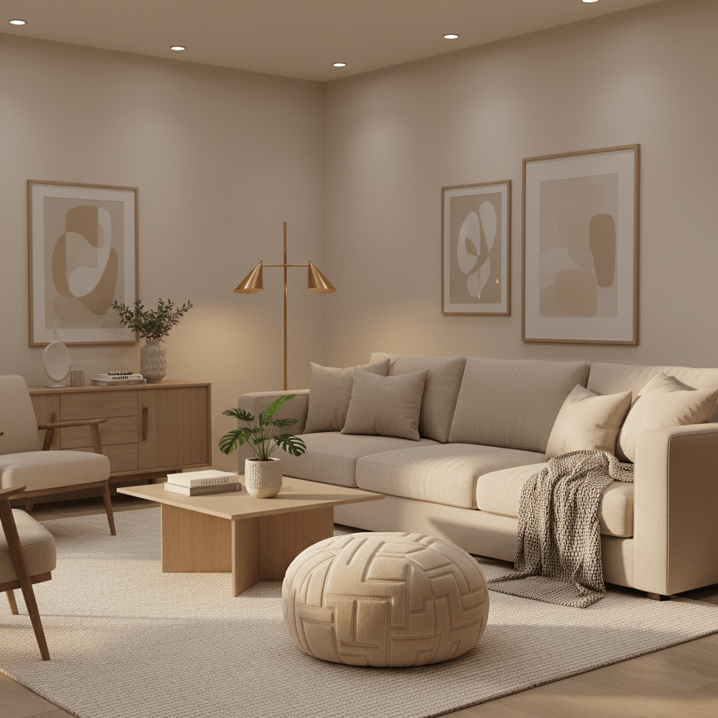 Scatter Box Ottoman TOVI NATURAL POD by Scatter Box