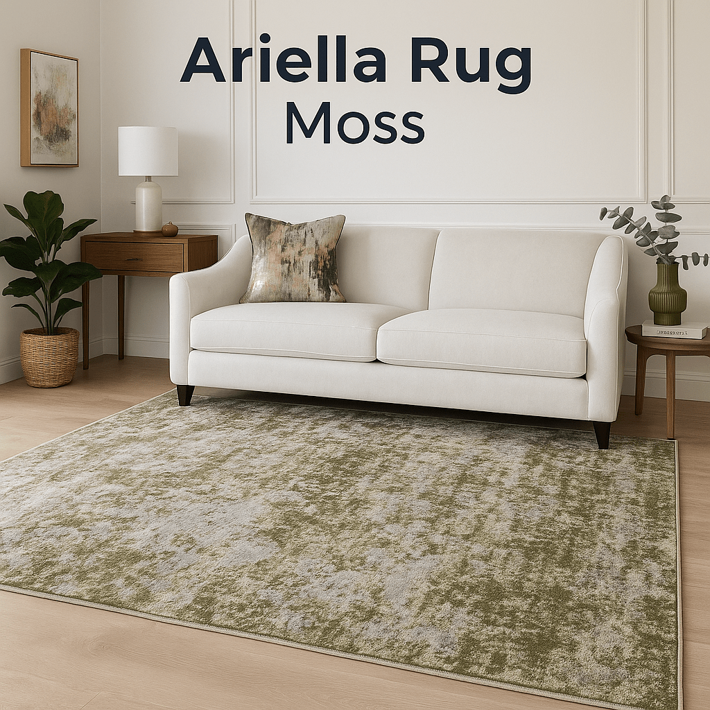 Scatter Box Rugs Ariella Rug Moss | Power-Loomed Blend by Scatter Box
