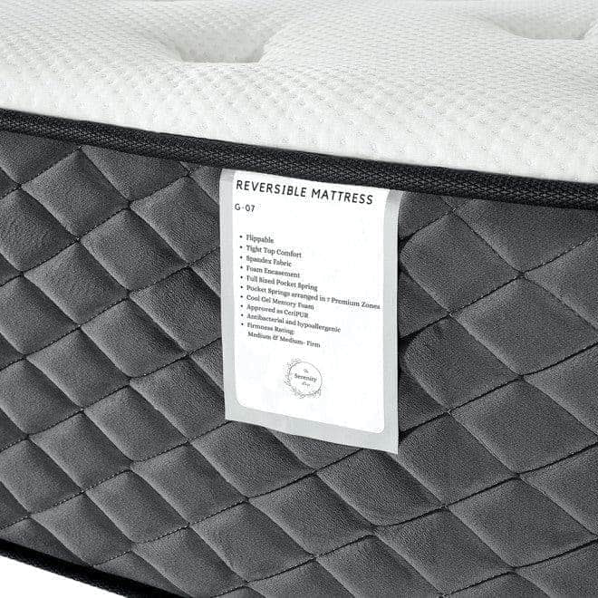 Serenity Sleep Mattress Serenity Sleep G07 Reversible (with Sealy Posturepedic Technology) - FREE DELIVERY & GIFT
