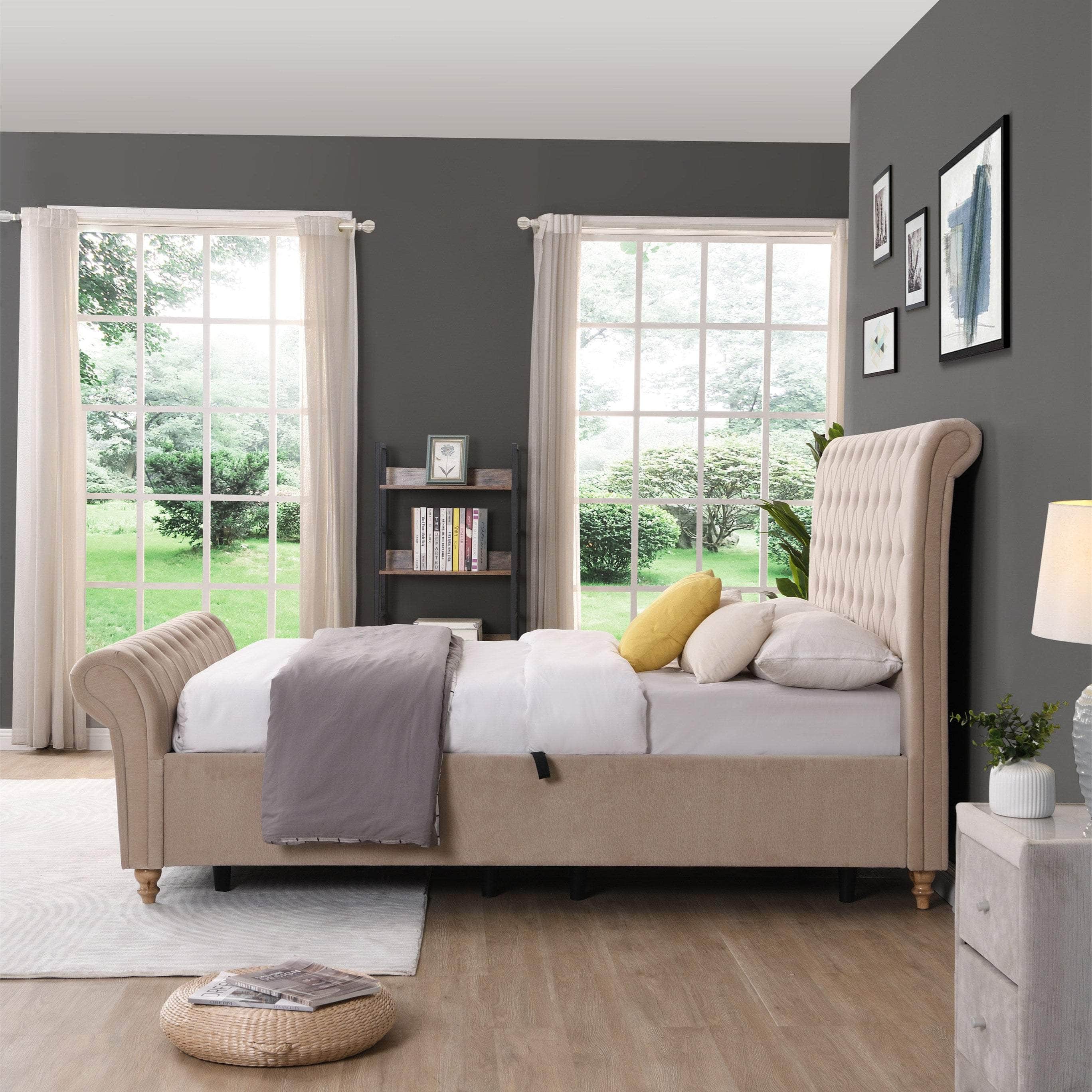 simply HAZEL Bed Complete The Kilkenny Bed (Silver or Mink)- FREE DELIVERY