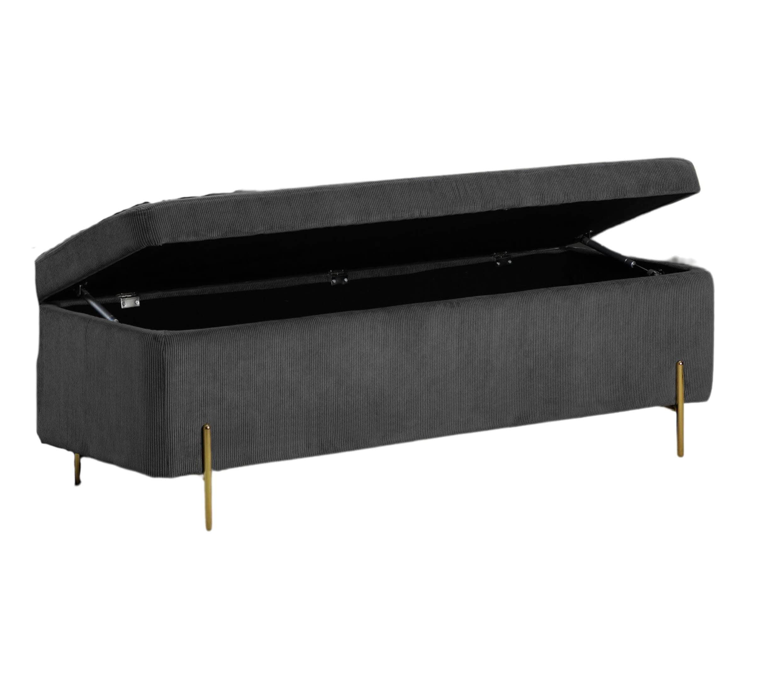 simply HAZEL Bedroom Vanities Grey Waterford Blanket Box - FREE DELIVERY