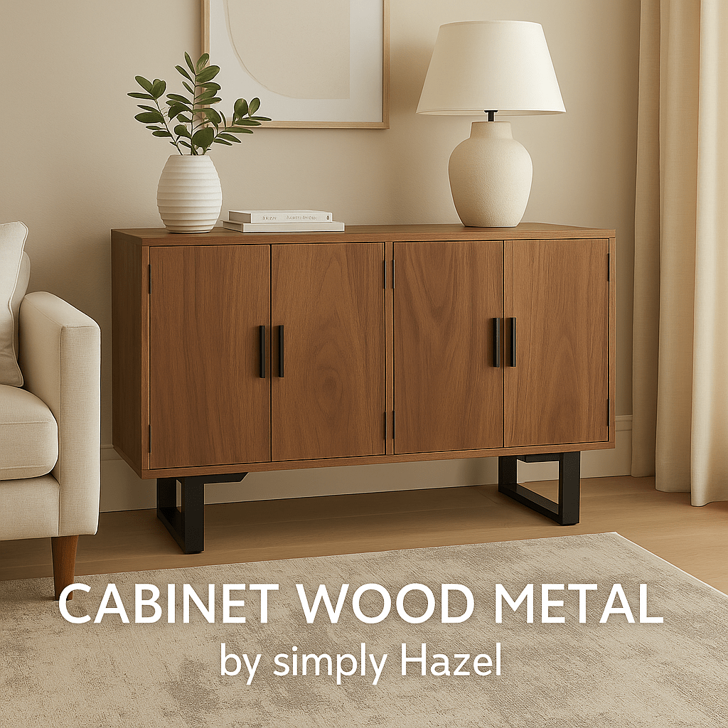 simply HAZEL Cabinet CABINET WOOD METAL by simply Hazel