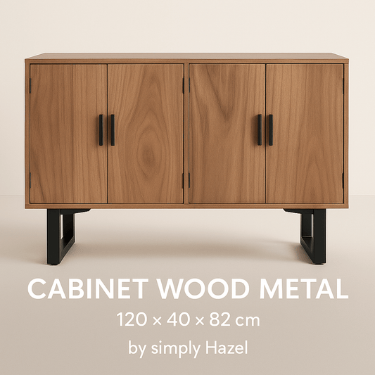 simply HAZEL Cabinet CABINET WOOD METAL by simply Hazel