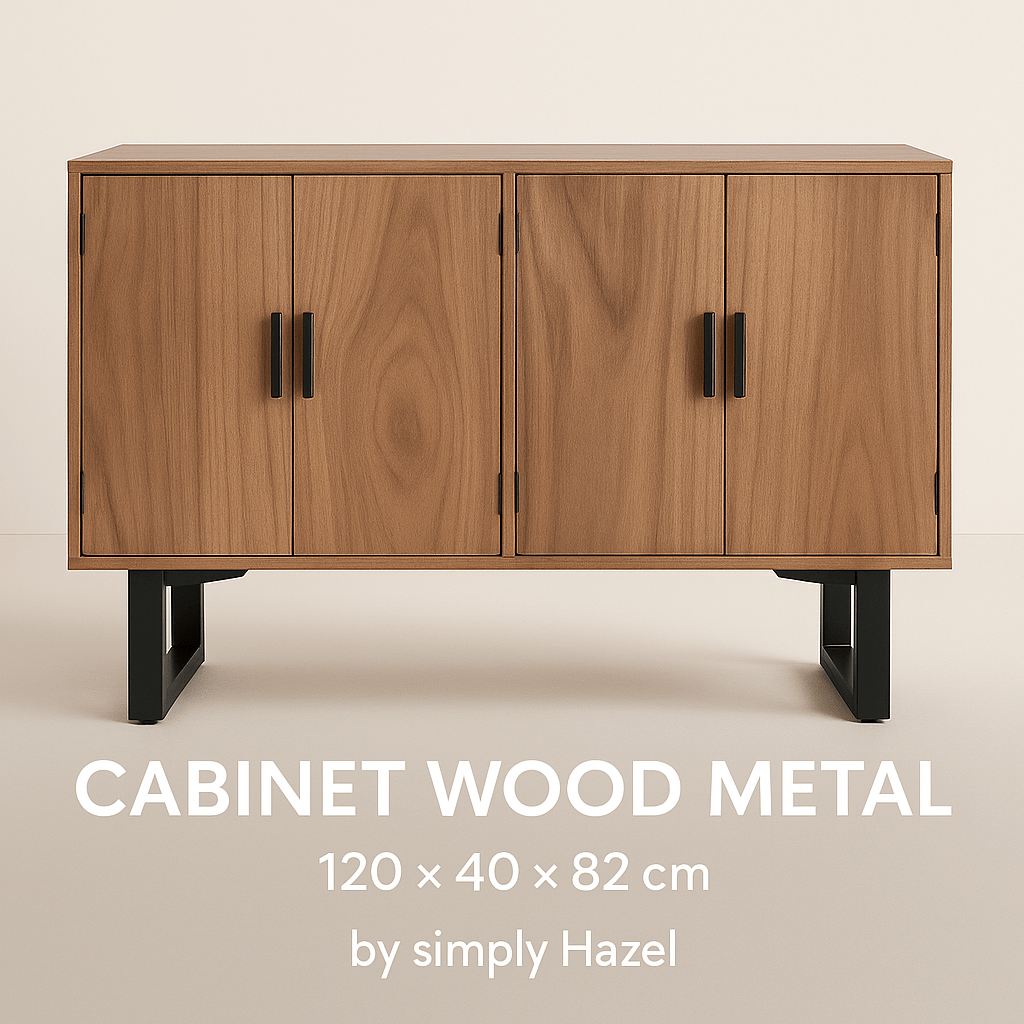 simply HAZEL Cabinet CABINET WOOD METAL by simply Hazel