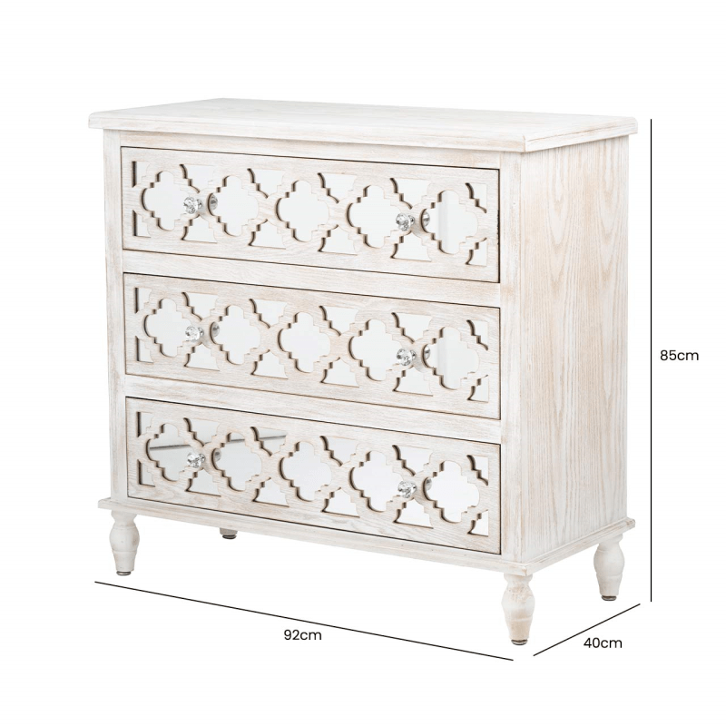 simply HAZEL Cabinet Hampton Beach (Marrakesh design) 3 Drawer Chest