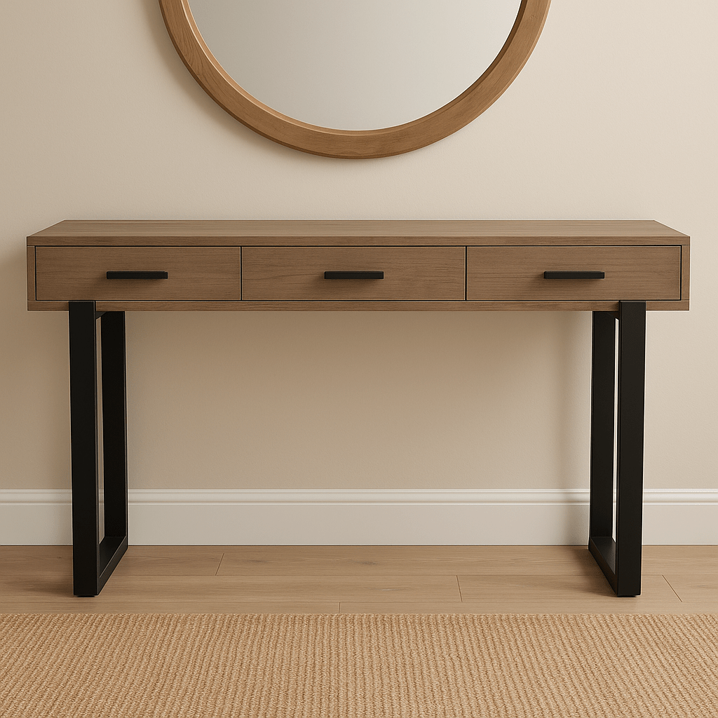 simply HAZEL Cabinet simply Hazel Console Table Wood & Metal 150cm