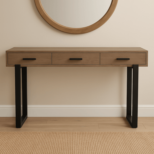 simply HAZEL Cabinet simply Hazel Console Table Wood & Metal 150cm