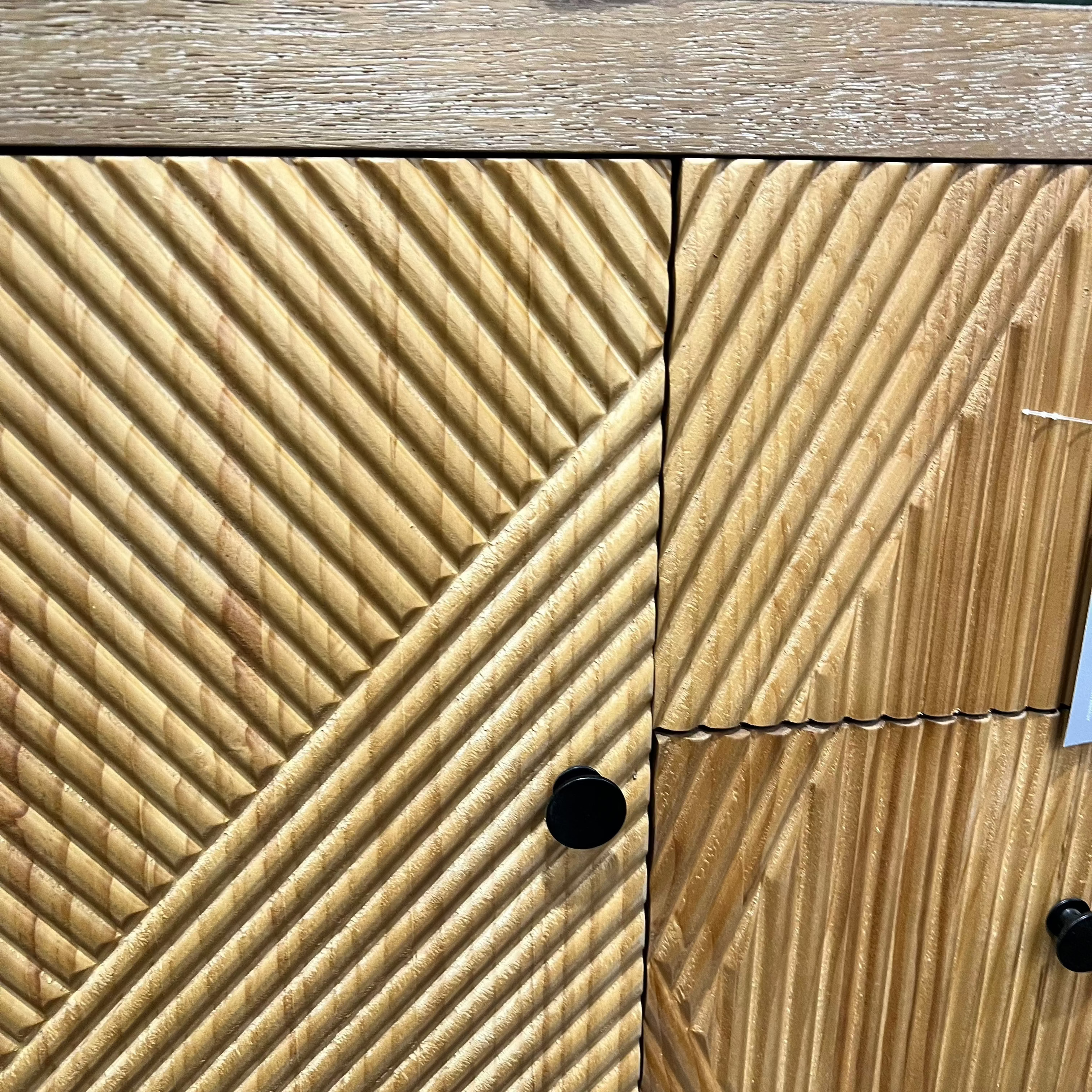 simply HAZEL Cabinet simply Hazel Natural Wood Sideboard – 120cm