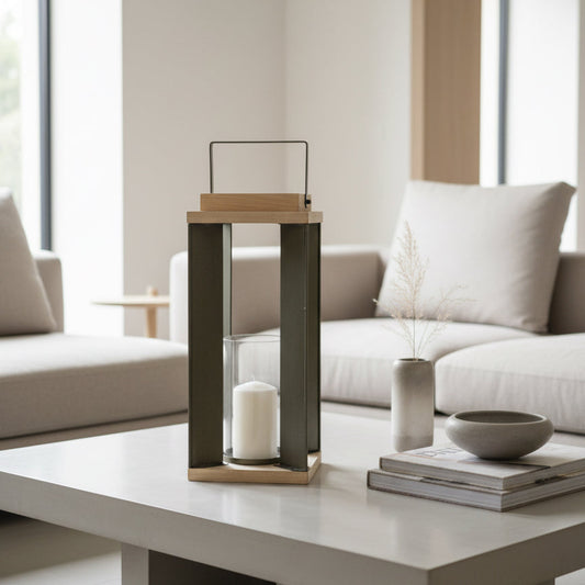 simply HAZEL Home Accessories simply Hazel Lantern – Metal & Wood (40cm & 60cm)