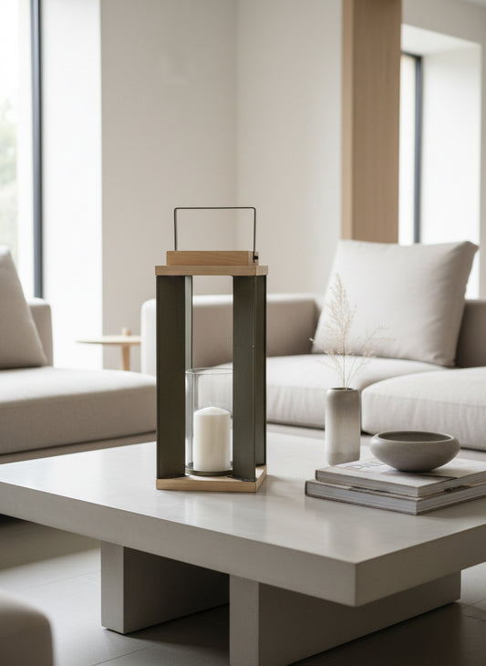 simply HAZEL Home Accessories simply Hazel Lantern – Metal & Wood (40cm & 60cm)