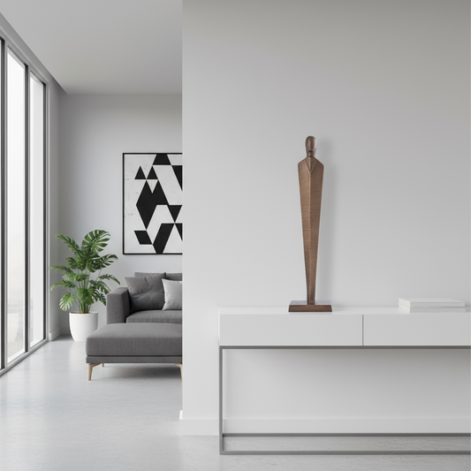 simply HAZEL Interior Design Range 53cm Bronze Metal Sculpture
