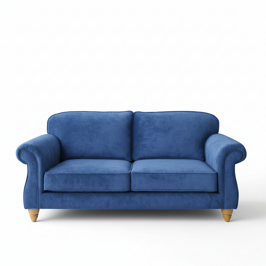 simply HAZEL Irish made Sofa Amy – 2.5 Seat Sofa in Milton New Blue by simply Hazel