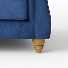 simply HAZEL Irish made Sofa Amy – 2.5 Seat Sofa in Milton New Blue by simply Hazel