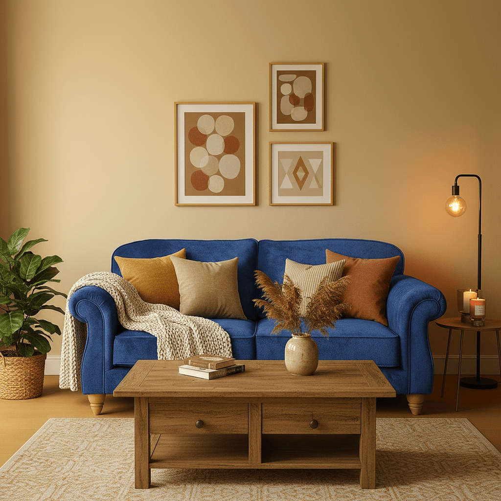 simply HAZEL Irish made Sofa Amy – 2.5 Seat Sofa in Milton New Blue by simply Hazel