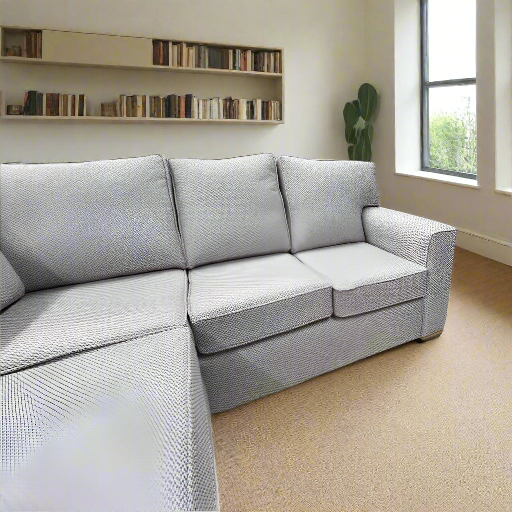 simply HAZEL Irish made Sofa MOLLY L Sofa custom Irish Made sofa in Soothing Stone (bespoke options available)