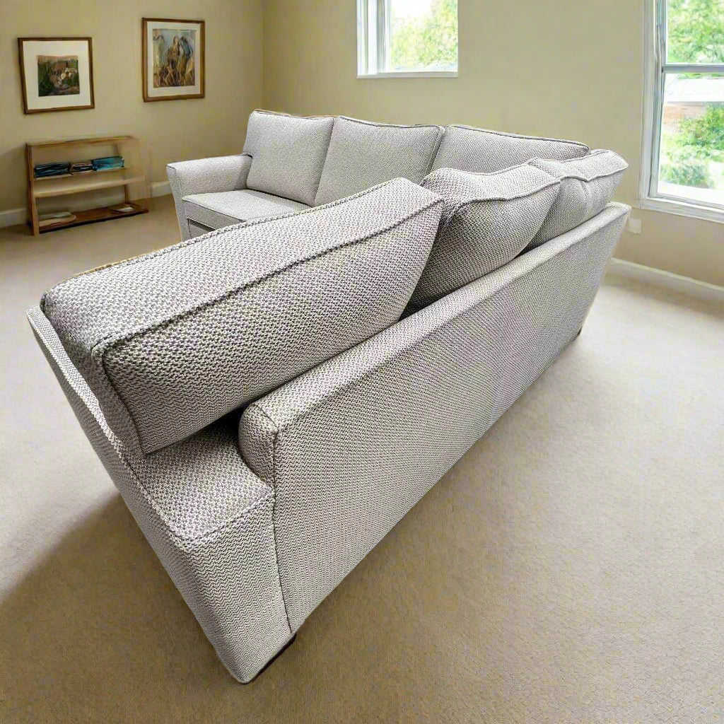 simply HAZEL Irish made Sofa MOLLY L Sofa custom Irish Made sofa in Soothing Stone (bespoke options available)