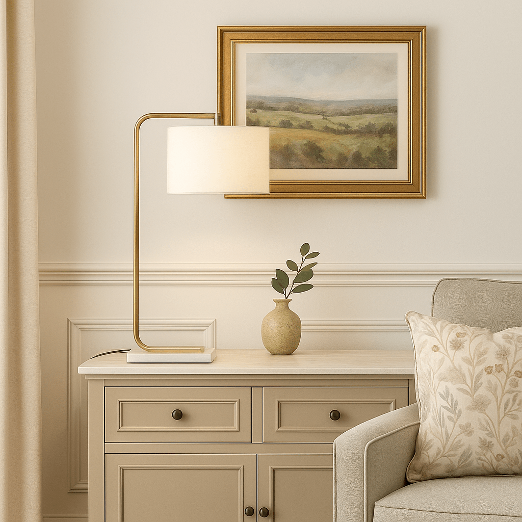 simply HAZEL Lamp Antique Brass Table Lamp — 69 cm | simply Hazel