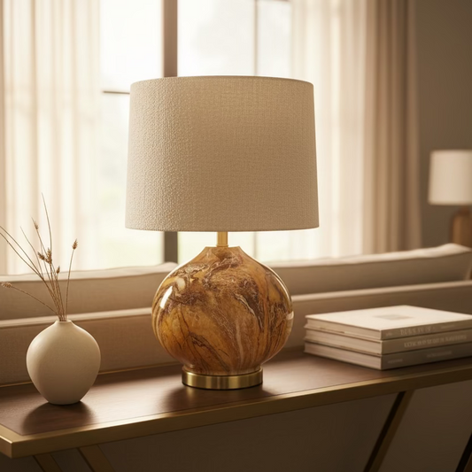 simply HAZEL Lamp CERAMIC WOOD EFFECT TABLE LAMP | 57 cm
by simply Hazel