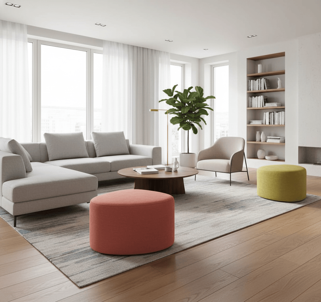 simply HAZEL Ottoman Footstool set by simply Hazel