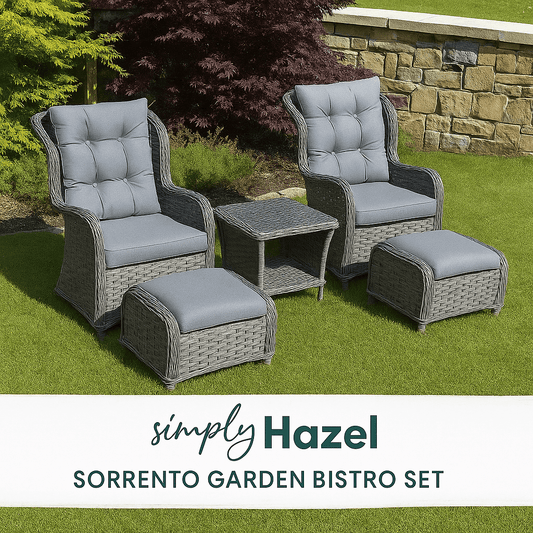 simply HAZEL Outdoor Furniture 🌿Sorrento Garden Bistro Set by simply Hazel