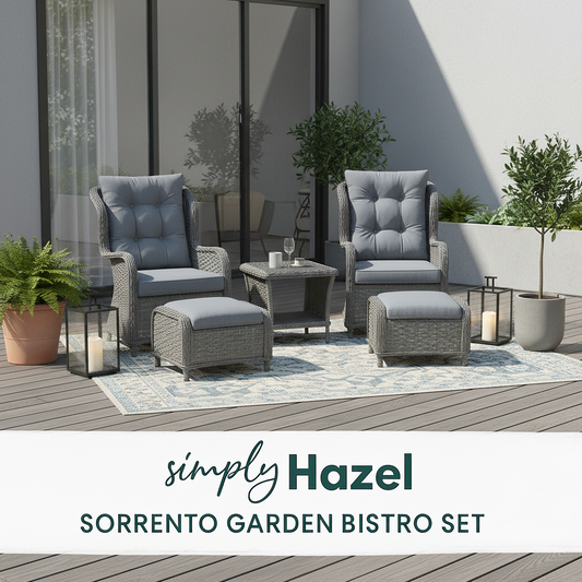 simply HAZEL Outdoor Furniture 🌿Sorrento Garden Bistro Set by simply Hazel