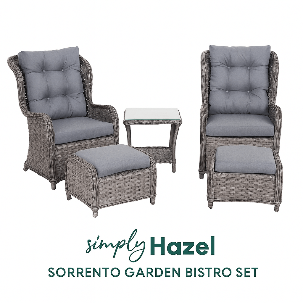 simply HAZEL Outdoor Furniture 🌿Sorrento Garden Bistro Set by simply Hazel