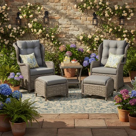 simply HAZEL Outdoor Furniture 🌿Sorrento Garden Bistro Set by simply Hazel