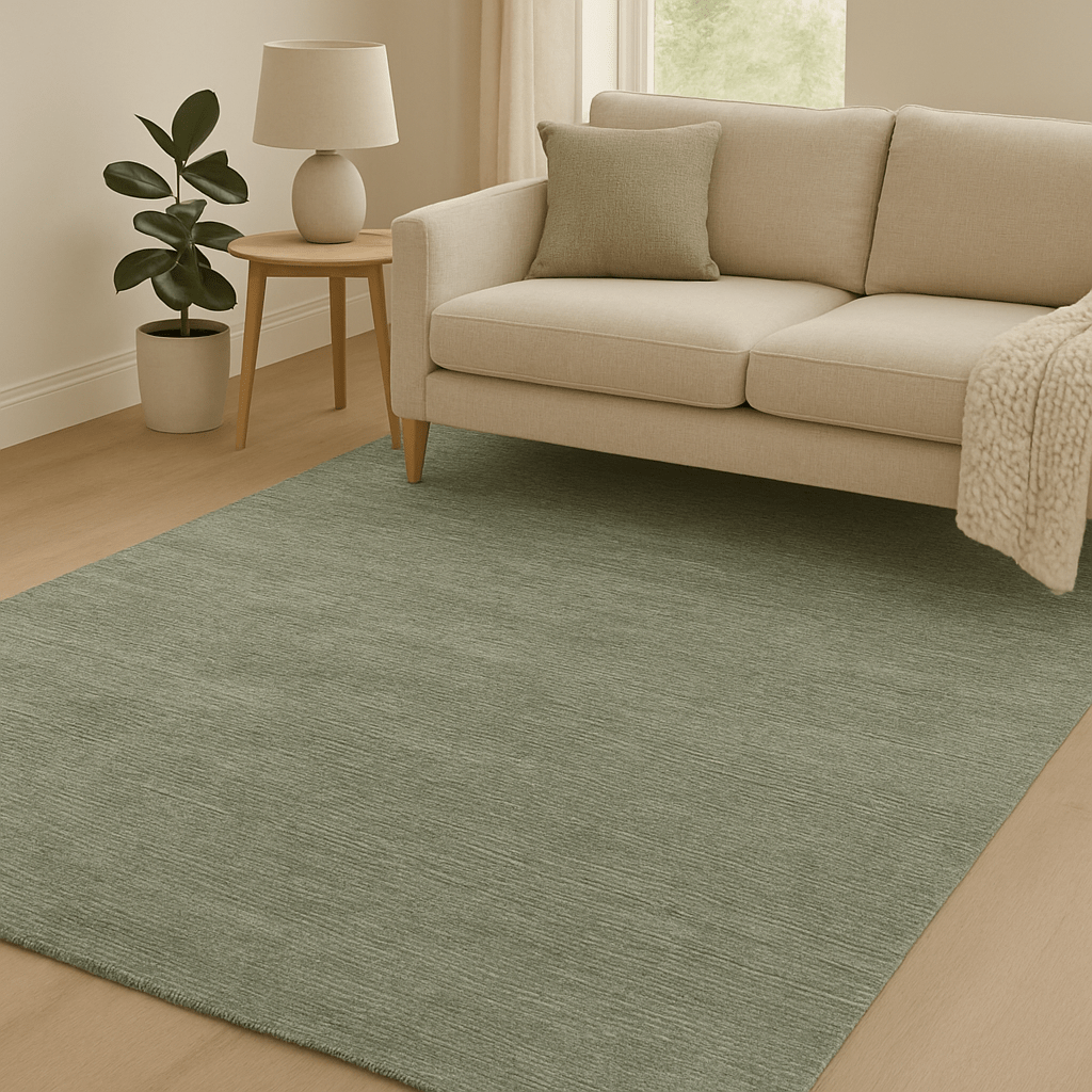 simply HAZEL Rugs Green BRUSSELS WOOL RUG | Gold | Green | Cream | Aqua by simply Hazel