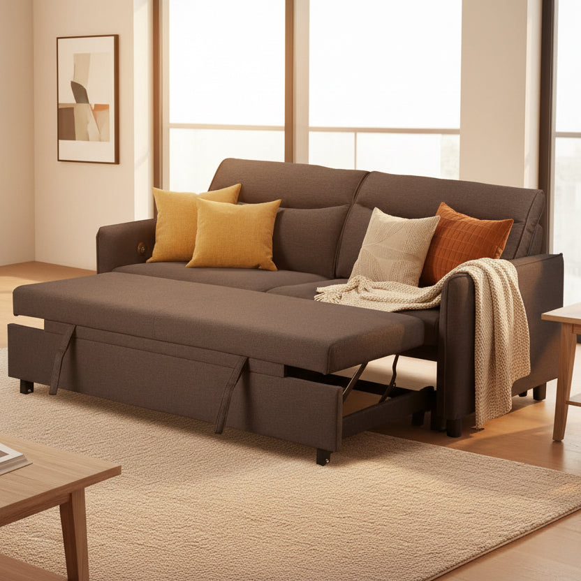 simply HAZEL Sofa-Bed SHEILA GREY SOFA-BED by simply HAZEL