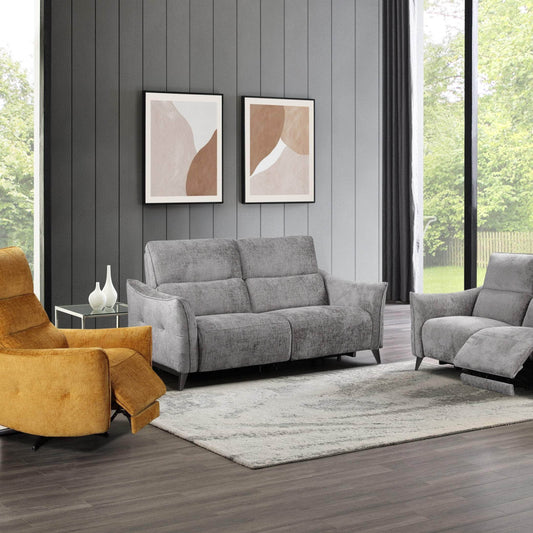 simply HAZEL Sofa Grey / 3 Seater Recliner simply Hazel Sofia Collection