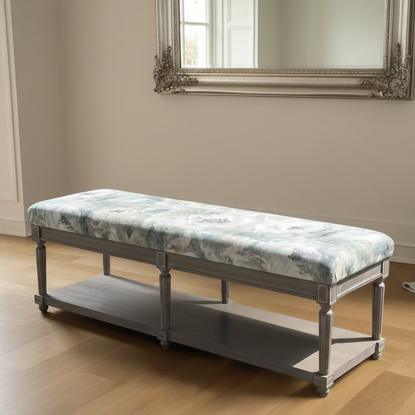 simply Hazel x Voyage Maison Voyage Maison Furniture X simply Hazel Custom Matilda Bench – Roseum Agate by Voyage Maison