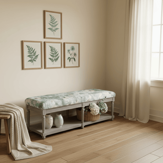 simply Hazel x Voyage Maison Voyage Maison Furniture X simply Hazel Custom Matilda Bench – Roseum Agate by Voyage Maison (upholstered in Ireland by simply Hazel)